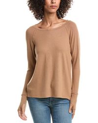 Michael Stars - Notched High-Low T-Shirt - Lyst