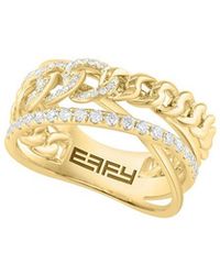 Effy Fine Jewelry - 14K 0.20 Ct. Tw. Diamond & Ruby Ring - Lyst