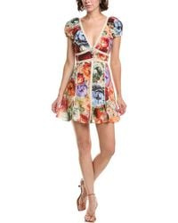 Alice + Olivia - Alice + Olivia Rose Lace Mini Dress - Lyst