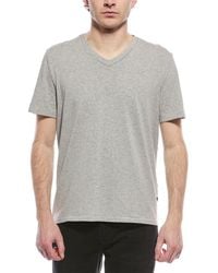 7 For All Mankind - V-Neck T-Shirt - Lyst