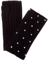 Sofiacashmere - Sofiacashmere 2X2 Rib Fingerless Cashmere Glove - Lyst