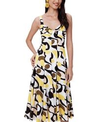 Diane von Furstenberg - Beth Linen-Blend Dress - Lyst