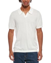 Onia - Boucle Knit Johnny Polo Shirt - Lyst