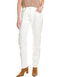 One Teaspoon - Awesome Baggies Pearl High Waist Straight Jean - Lyst