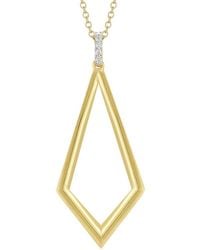 Reiss - 14K 0.05 Ct. Tw. Diamond Necklace - Lyst