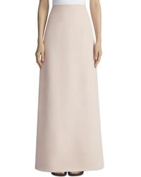 Lafayette 148 New York - High Waisted Silk-Blend Maxi Skirt - Lyst