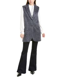 Brunello Cucinelli Shaggy Alpaca & Wool-blend Vest Dress - Multicolour
