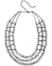 eye candy los angeles crystal statement necklace