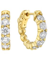 Forever Creations USA Inc. - Forever Creations 14k 2.05 Ct. Tw. Diamond Hoops - Lyst