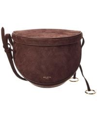 Alaïa - Alaïa Hip Suede Shoulder Bag - Lyst