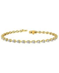Lab Grown Diamonds - 14K 3.84 Ct. Tw. Lab-Grown Diamond Tennis Bracelet - Lyst