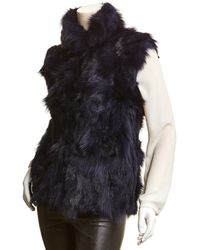 Adrienne Landau Vest - Blue