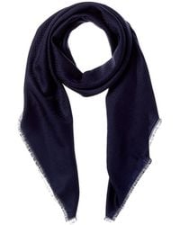Givenchy - 4G Square Large Wool & Silk-Blend Scarf - Lyst