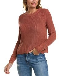 Autumn Cashmere - Cotton By Scalloped Sweater - Lyst