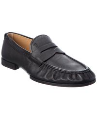 Tod's - Leather Loafer - Lyst