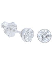 Nephora - 14k 0.20 Ct. Tw. Diamond Bezel Studs - Lyst