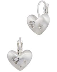 Savvy Cie - Cz Huggie Earrings - Lyst