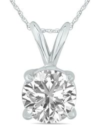 Lab Grown Diamonds - 14K 1.25 Ct. Tw. Lab Grown Diamond Necklace - Lyst