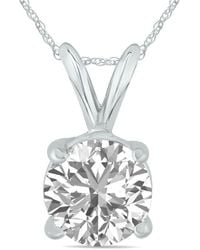 Lab Grown Diamonds - 14K 1.25 Ct. Tw. Lab Grown Diamond Necklace - Lyst