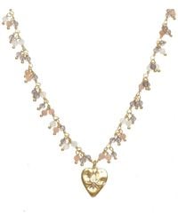 Rachel Reinhardt Jewelry - 14K Over Cluster Heart Necklace - Lyst