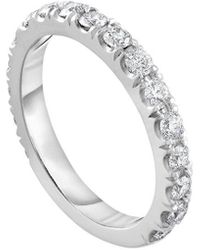 Diana M. Jewels - Fine Jewelry 18k 0.55 Ct. Tw. Diamond Half-eternity Ring - Lyst