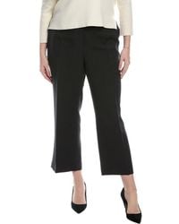 Lafayette 148 New York - Plus Gates Flared Ankle Wool & Silk-Blend Pant - Lyst