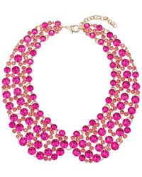 Eye Candy LA - Glass Crystal Cleo Necklace - Lyst