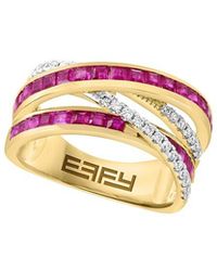 Effy Fine Jewelry - 14K 0.38 Ct. Tw. Diamond Ring - Lyst