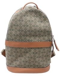 Loewe - Jacquard Canvas Anagram Round Backpack (Authentic Pre-Loved) - Lyst