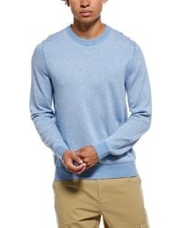 Vince - Multi Birdseye Wool-Blend Crewneck Sweatshirt - Lyst