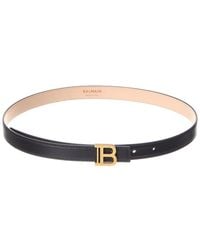Balmain - Leather Belt - Lyst