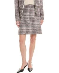 St. John - Tweed Skirt - Lyst