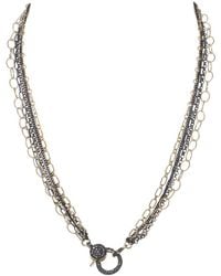 Margo Morrison - Vermeil Diamond Pave Necklace - Lyst