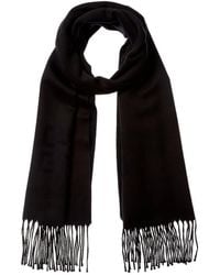 Givenchy - 4G Logo Fringed Wool Scarf - Lyst
