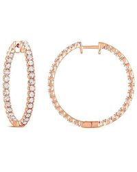 Amairah - 2.00 Ct. Tw. Lab-Grown Diamond Hoop Earrings - Lyst