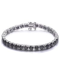 Genevive Jewelry - Silver Cz Tennis Bracelet - Lyst