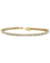 Lab Grown Diamonds - 14K 5.02 Ct. Tw. Lab-Grown Diamond Tennis Bracelet - Lyst