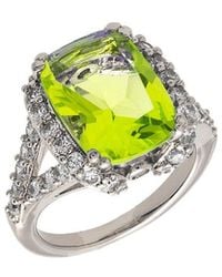 Bertha - Juliet 18K Plated Cz Statement Ring - Lyst