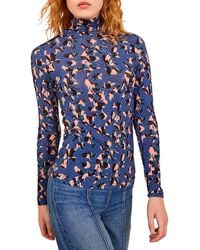 Ulla Johnson - Aurelia Jersey Turtleneck Top - Lyst