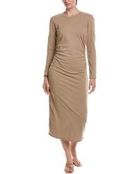 James Perse - Ruched Dress - Lyst