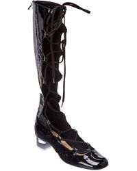 Dior - Arty Patent Boot - Lyst