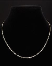 Italian Gold - 14k Figaro Link Chain Necklace - Lyst