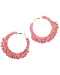 Shiraleah - Emme Crocheted Hoops - Lyst