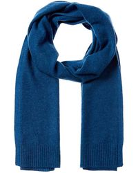 Qi - Cashmere Jersey Cashmere Scarf - Lyst
