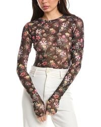 AFRM - Kaylee Mesh Crewneck Top - Lyst