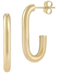 Ember Fine Jewelry - 14k Tube Oval Hoops - Lyst