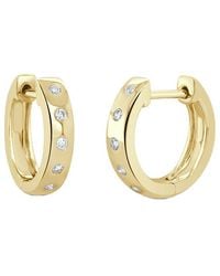 Sabrina Designs - 14K 0.11 Ct. Tw. Diamond Huggie Earrings - Lyst