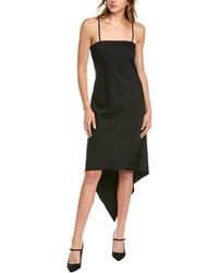 Helmut Lang - Scarf Hem Dress - Lyst