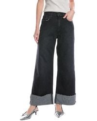 Hudson Jeans - Jodie Milano Noir Loose Fit Wide Leg Petite Jean - Lyst
