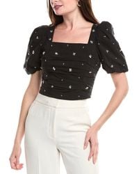 Endless Rose - Embellished Pleated Top - Lyst